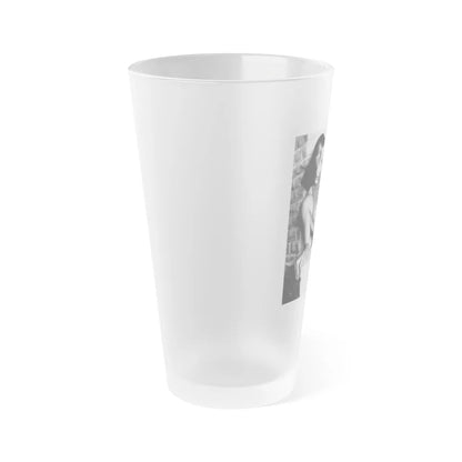 Dawn Richard #17 - See through top (Vintage Female Icon) Frosted Pint Glass 16oz-Go Mug Yourself