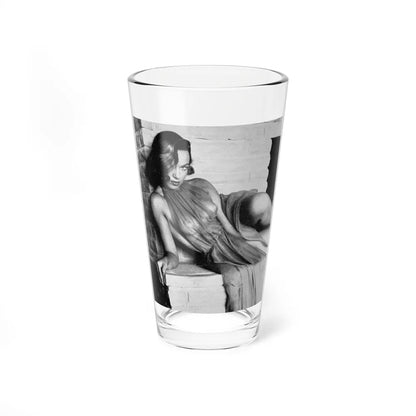 Dawn Richard #17 - See through top (Vintage Female Icon) Pint Glass 16oz-16oz-Go Mug Yourself