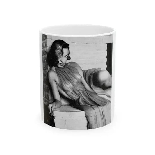 Dawn Richard #17 - See through top (Vintage Female Icon) White Coffee Mug 11oz - Go Mug Yourself