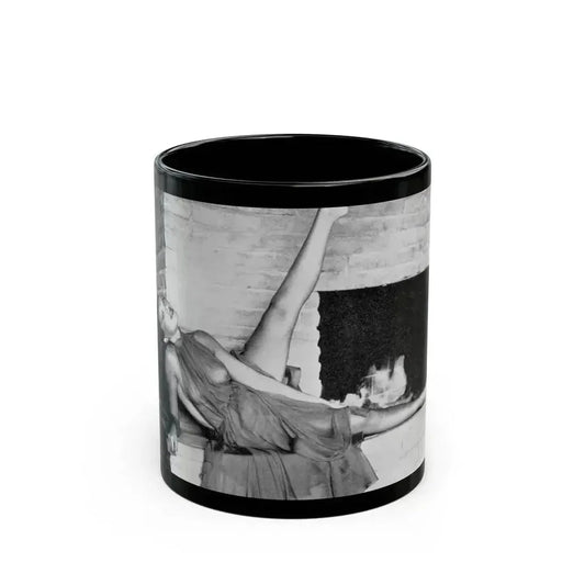Dawn Richard #18 - See through top (Vintage Female Icon) Black Coffee Mug 11oz - Go Mug Yourself