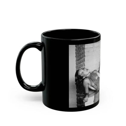 Dawn Richard #18 - See through top (Vintage Female Icon) Black Coffee Mug - Go Mug Yourself