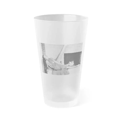 Dawn Richard #18 - See through top (Vintage Female Icon) Frosted Pint Glass 16oz 16oz Frosted - Go Mug Yourself