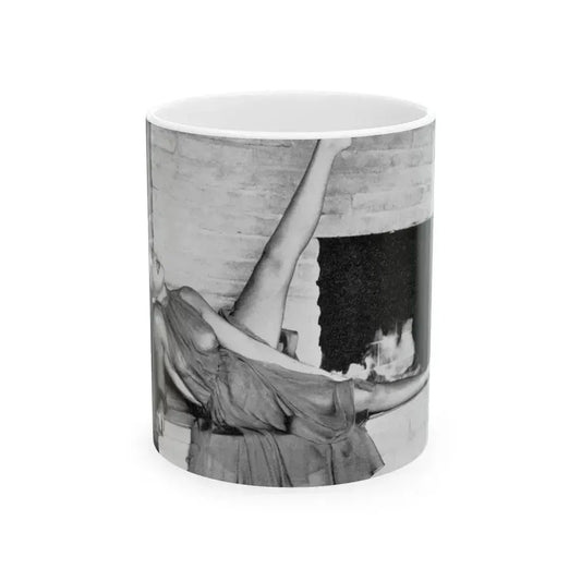 Dawn Richard #18 - See through top (Vintage Female Icon) White Coffee Mug 11oz - Go Mug Yourself