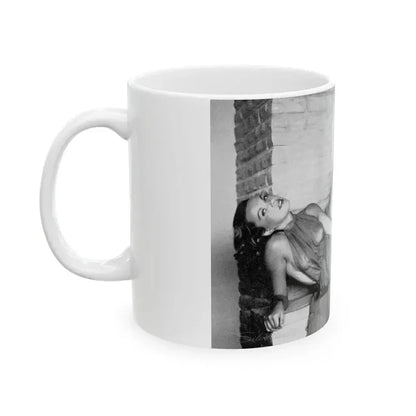 Dawn Richard #18 - See through top (Vintage Female Icon) White Coffee Mug - Go Mug Yourself