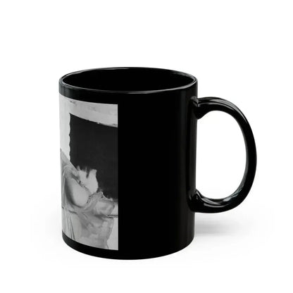 Dawn Richard #19 - See through top (Vintage Female Icon) Black Coffee Mug - Go Mug Yourself