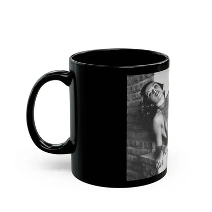 Dawn Richard #19 - See through top (Vintage Female Icon) Black Coffee Mug - Go Mug Yourself