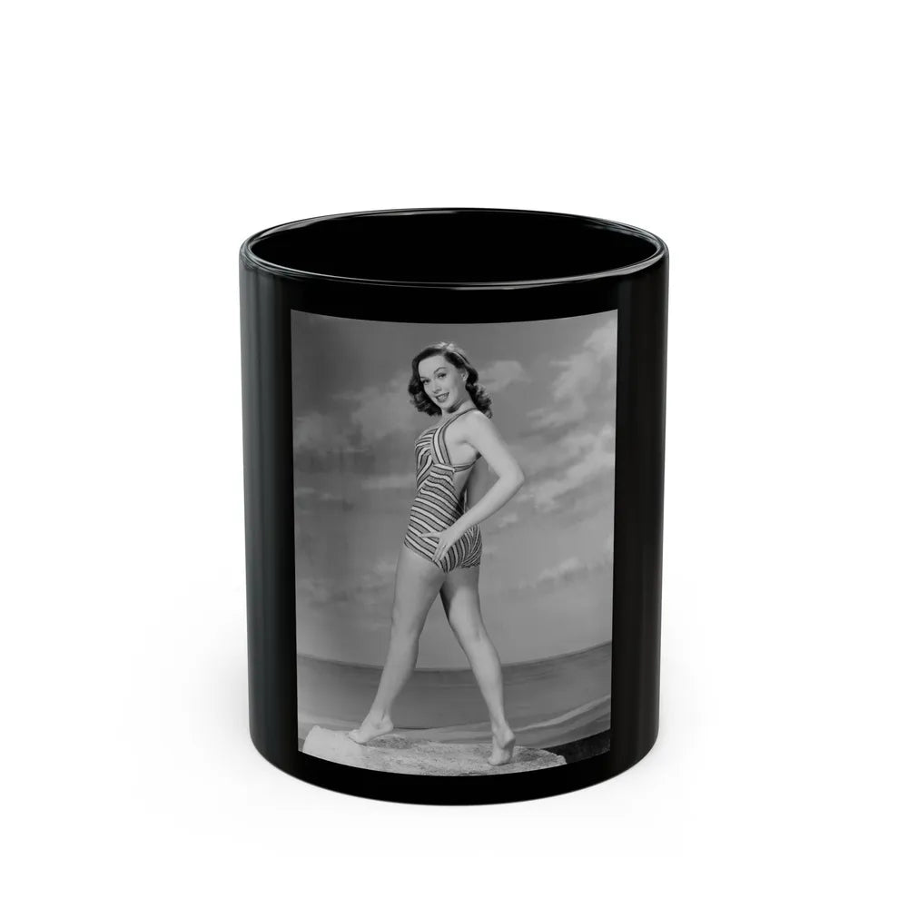 Dawn Richard #21 (Vintage Female Icon) Black Coffee Mug-11oz-Go Mug Yourself