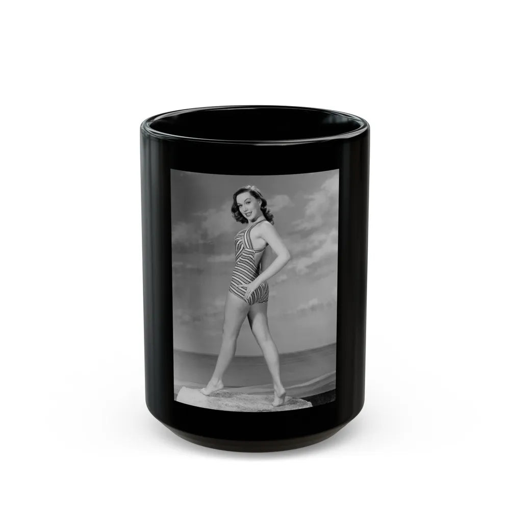 Dawn Richard #21 (Vintage Female Icon) Black Coffee Mug-15oz-Go Mug Yourself