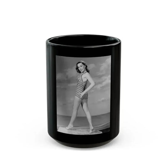 Dawn Richard #21 (Vintage Female Icon) Black Coffee Mug 15oz - Go Mug Yourself