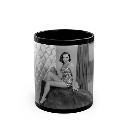 Dawn Richard #22 (Vintage Female Icon) Black Coffee Mug-11oz-Go Mug Yourself