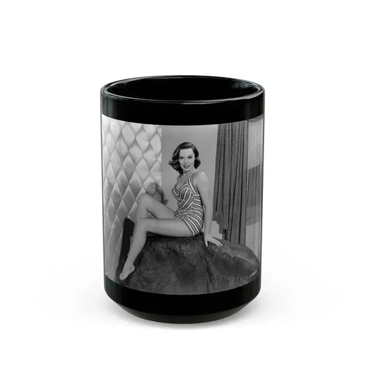 Dawn Richard #22 (Vintage Female Icon) Black Coffee Mug 15oz - Go Mug Yourself