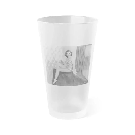 Dawn Richard #22 (Vintage Female Icon) Frosted Pint Glass 16oz 16oz Frosted - Go Mug Yourself