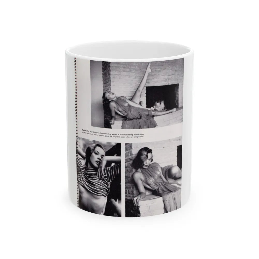 Dawn Richard #25 (Vintage Female Icon) White Coffee Mug-11oz-Go Mug Yourself