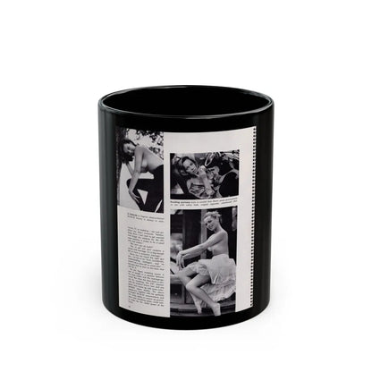 Dawn Richard #26 (Vintage Female Icon) Black Coffee Mug-11oz-Go Mug Yourself