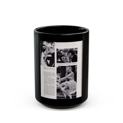 Dawn Richard #26 (Vintage Female Icon) Black Coffee Mug-15oz-Go Mug Yourself