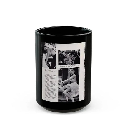 Dawn Richard #26 (Vintage Female Icon) Black Coffee Mug 15oz - Go Mug Yourself