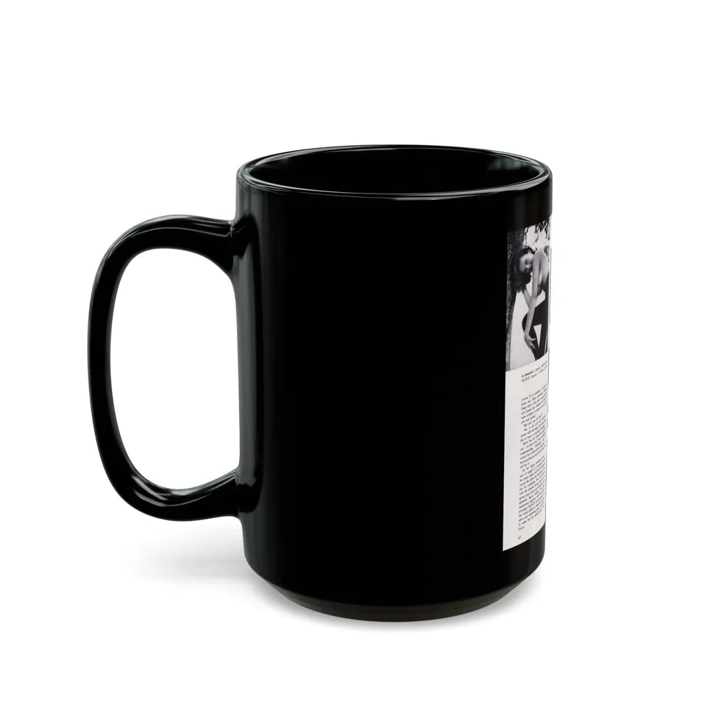 Dawn Richard #26 (Vintage Female Icon) Black Coffee Mug-Go Mug Yourself