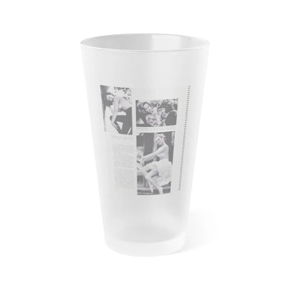 Dawn Richard #26 (Vintage Female Icon) Frosted Pint Glass 16oz-16oz-Frosted-Go Mug Yourself