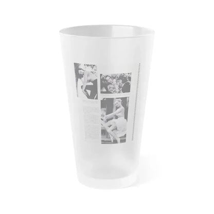 Dawn Richard #26 (Vintage Female Icon) Frosted Pint Glass 16oz 16oz Frosted - Go Mug Yourself