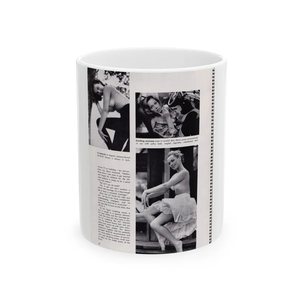 Dawn Richard #26 (Vintage Female Icon) White Coffee Mug-11oz-Go Mug Yourself