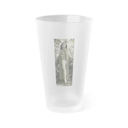 Dawn Richard #28 (Vintage Female Icon) Frosted Pint Glass 16oz 16oz Frosted - Go Mug Yourself