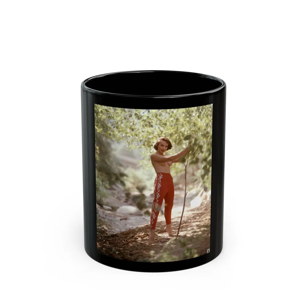 Dawn Richard #30 (Vintage Female Icon) Black Coffee Mug-11oz-Go Mug Yourself