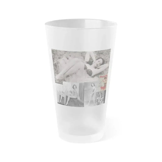 Dawn Richard #32 (Vintage Female Icon) Frosted Pint Glass 16oz 16oz Frosted - Go Mug Yourself