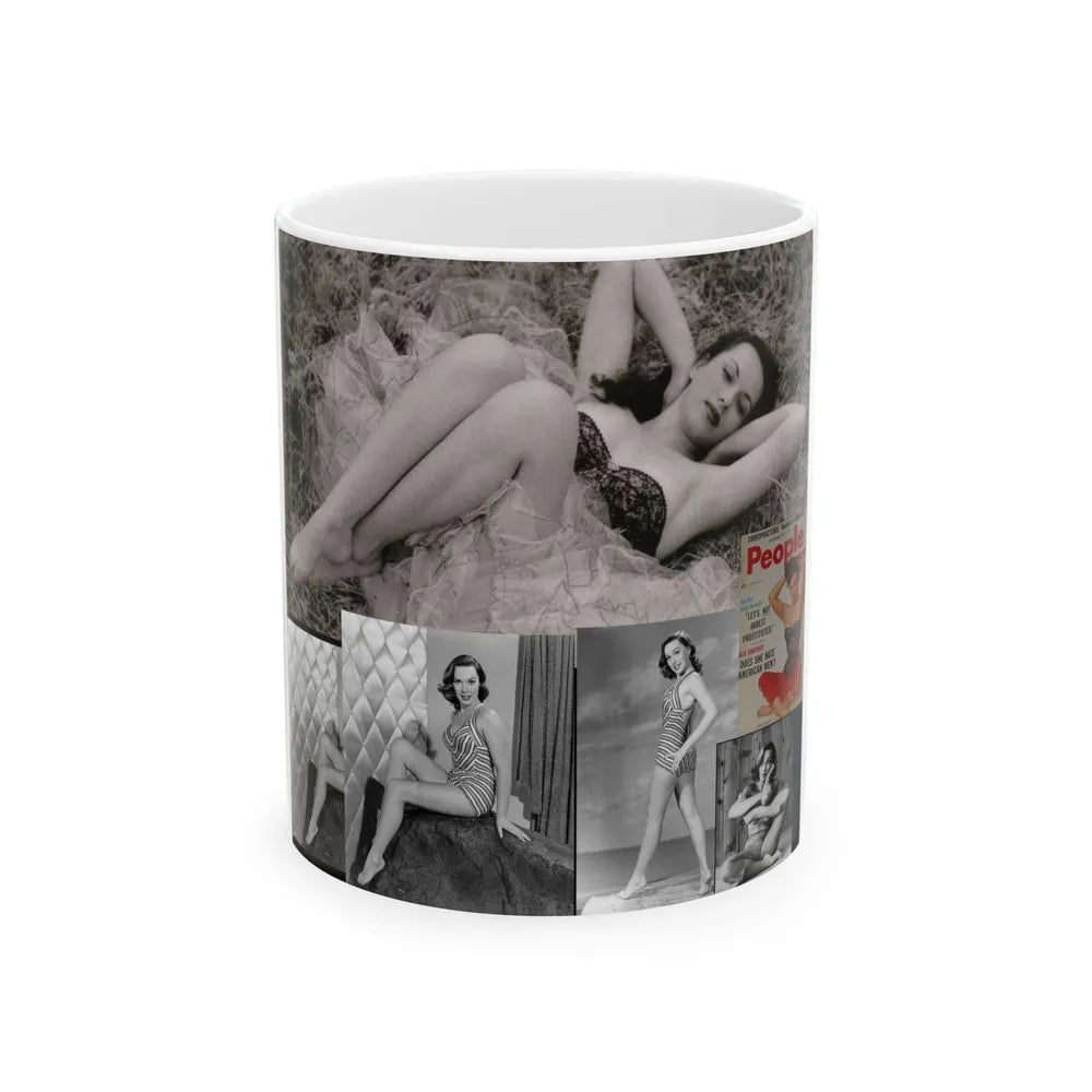 Dawn Richard #32 (Vintage Female Icon) White Coffee Mug-11oz-Go Mug Yourself