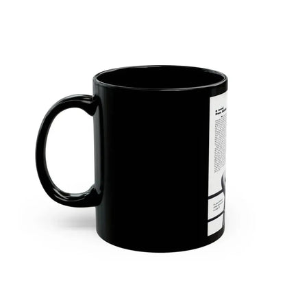 Dawn Richard #44 - Adam Mag. '58 - Inside Cover 1 (Vintage Female Icon) Black Coffee Mug - Go Mug Yourself