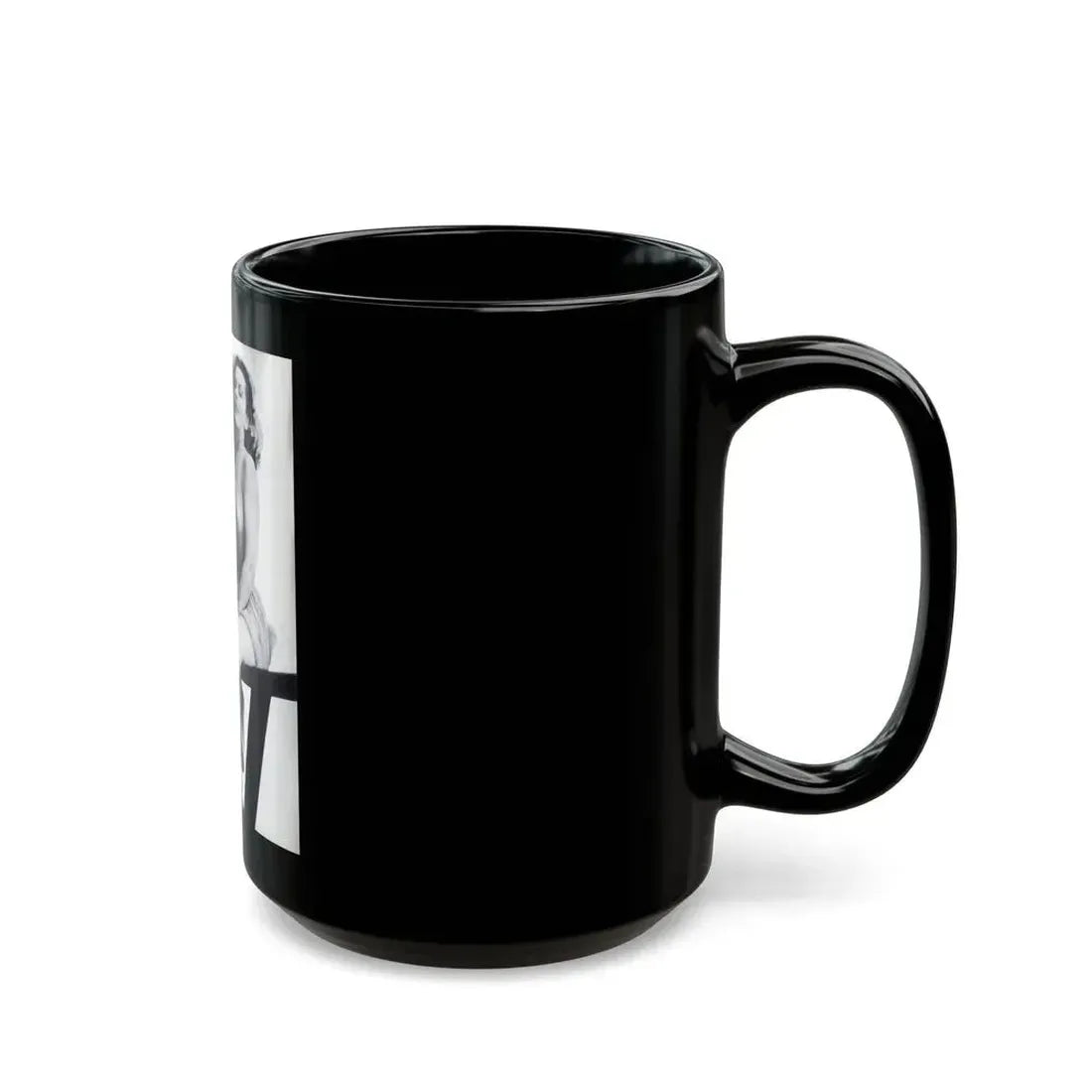 Dawn Richard #44 - Adam Mag. '58 - Inside Cover 1 (Vintage Female Icon) Black Coffee Mug - Go Mug Yourself