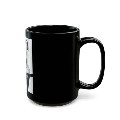 Dawn Richard #44 - Adam Mag. '58 - Inside Cover 1 (Vintage Female Icon) Black Coffee Mug - Go Mug Yourself