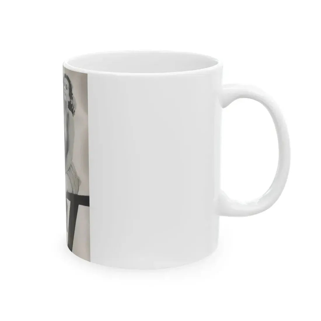 Dawn Richard #44 - Adam Mag. '58 - Inside Cover (Vintage Female Icon) White Coffee Mug - Go Mug Yourself