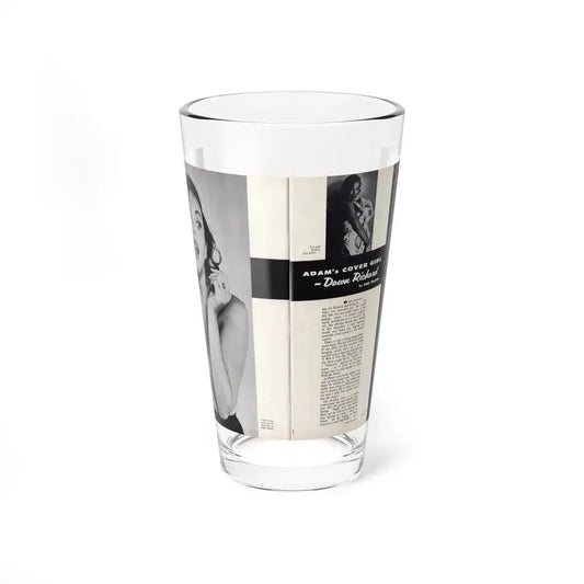 Dawn Richard #45 - Pages 20 & 21 Including Pages 1 & 2 of 4 with, 3 B&W Photos+Article from Adam Mag. '58 - Photo (Vintage Female Icon) Pint Glass 16oz 16oz - Go Mug Yourself