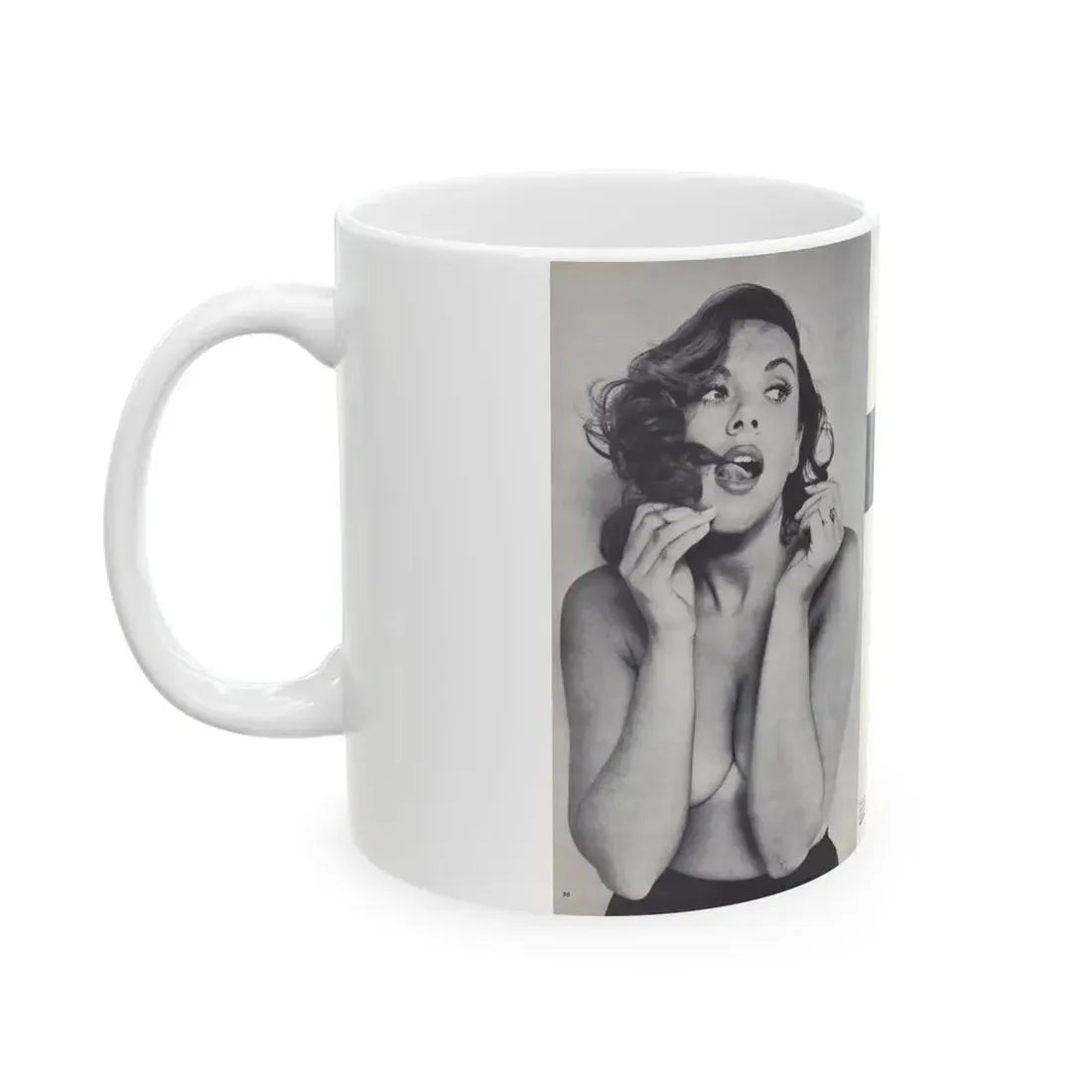 Dawn Richard #45 - [Pages 20 & 21] Including Pages 1 & 2 of 4 with, 3 B&W Photos+Article from Adam Mag. '58 - Photo (Vintage Female Icon) White Coffee Mug - Go Mug Yourself