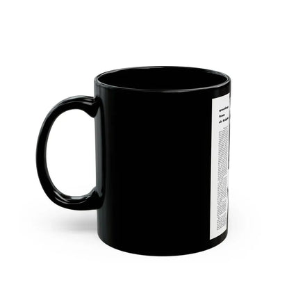 Dawn Richard #52 - Inside Cover Photo see through top from Sir Knight Vol. 1 No. 5 Mag. '58 (Vintage Female Icon) Black Coffee Mug - Go Mug Yourself