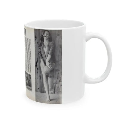 Dawn Richard #53 - [Pages 64 & 65] Including Pages 1 & 2 of 2 with, 4 B&W Photos, Article & Captions from Sir Knight Vol. 1 No. 5 Mag. '58 (Vintage Female Icon) White Coffee Mug - Go Mug Yourself