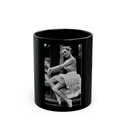 Dawn Richard #54 (Vintage Female Icon) Black Coffee Mug-11oz-Go Mug Yourself