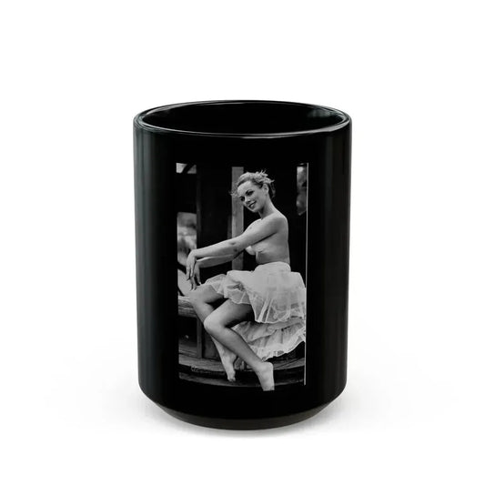 Dawn Richard #54 (Vintage Female Icon) Black Coffee Mug 15oz - Go Mug Yourself