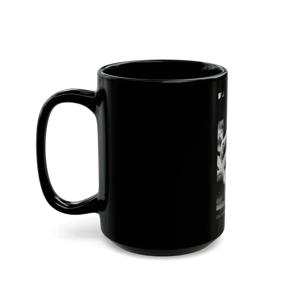 Dawn Richard #54 (Vintage Female Icon) Black Coffee Mug-Go Mug Yourself