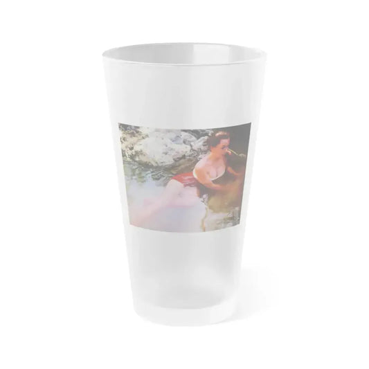 Dawn Richard #55 (Vintage Female Icon) Frosted Pint Glass 16oz 16oz Frosted - Go Mug Yourself
