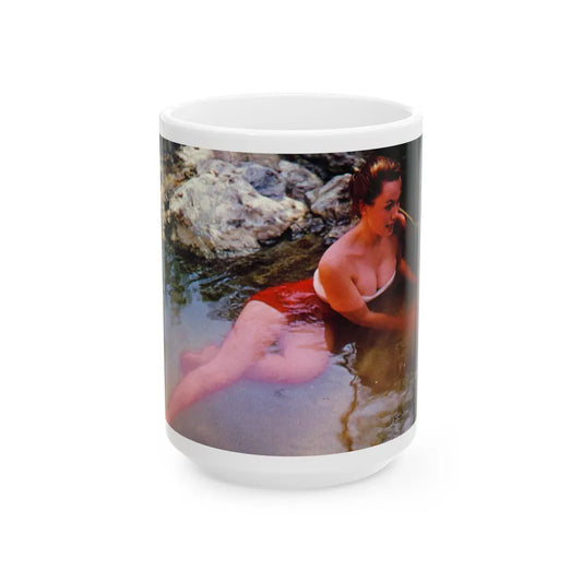 Dawn Richard #55 (Vintage Female Icon) White Coffee Mug-15oz-Go Mug Yourself