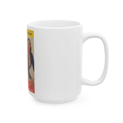 Dawn Richard #57 - Bold Pocket Mag. April '59 Cover 1 (Vintage Female Icon) White Coffee Mug - Go Mug Yourself