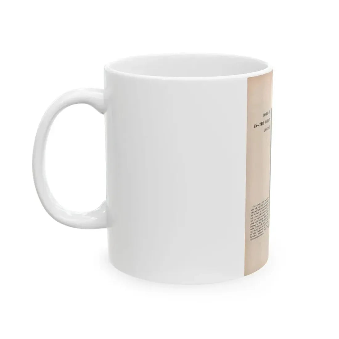 Dawn Richard #66 - [Pages 9] Including 1 Page & 1 B&W Photo with Article & Caption from DUDE Mag. '57 (Vintage Female Icon) White Coffee Mug - Go Mug Yourself