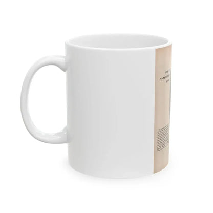 Dawn Richard #66 - [Pages 9] Including 1 Page & 1 B&W Photo with Article & Caption from DUDE Mag. '57 (Vintage Female Icon) White Coffee Mug - Go Mug Yourself