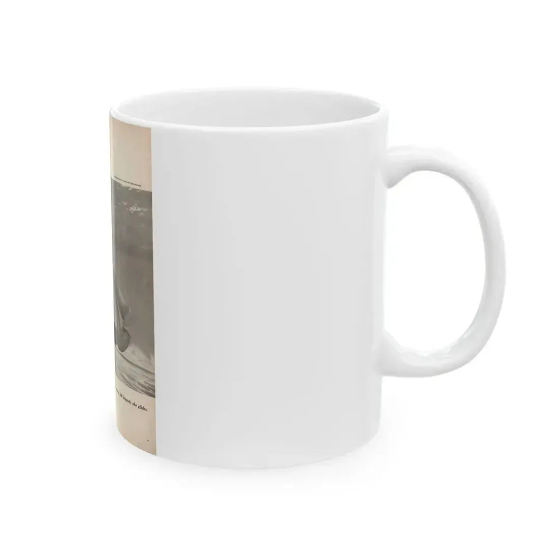 Dawn Richard #67 - [Pages 9] Including 1 Page & 1 B&W Photo with Article & Caption from DUDE Mag. '57 (Vintage Female Icon) White Coffee Mug - Go Mug Yourself