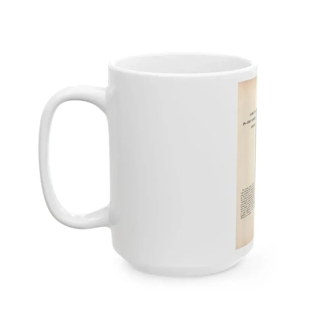 Dawn Richard #67 - [Pages 9] Including 1 Page & 1 B&W Photo with Article & Caption from DUDE Mag. '57 (Vintage Female Icon) White Coffee Mug - Go Mug Yourself
