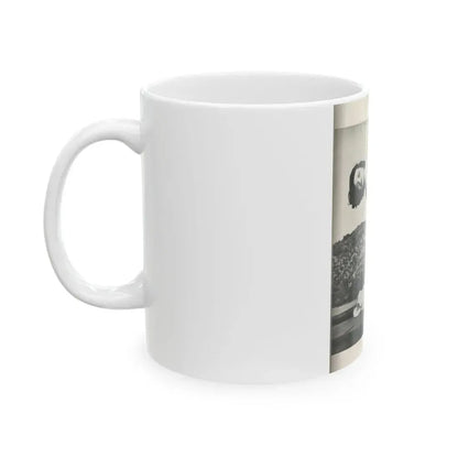 Dawn Richard #74 - [Pages 25] Including Pages 4 of 5 with, 1 B&W Photo from Swank Magazine Aug. '57 (Vintage Female Icon) White Coffee Mug - Go Mug Yourself