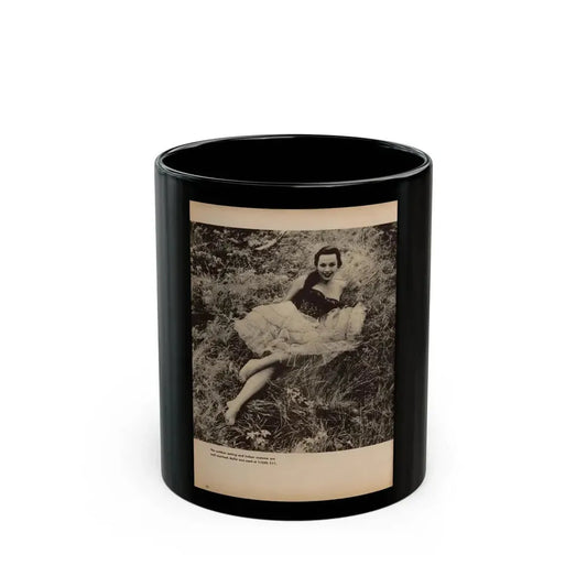 Dawn Richard #77 - [Pages 50] Including 1 B&W Photo & Caption from Photography For Men - Glamour Issue Mag. July '58 (Vintage Female Icon) Black Coffee Mug 11oz - Go Mug Yourself