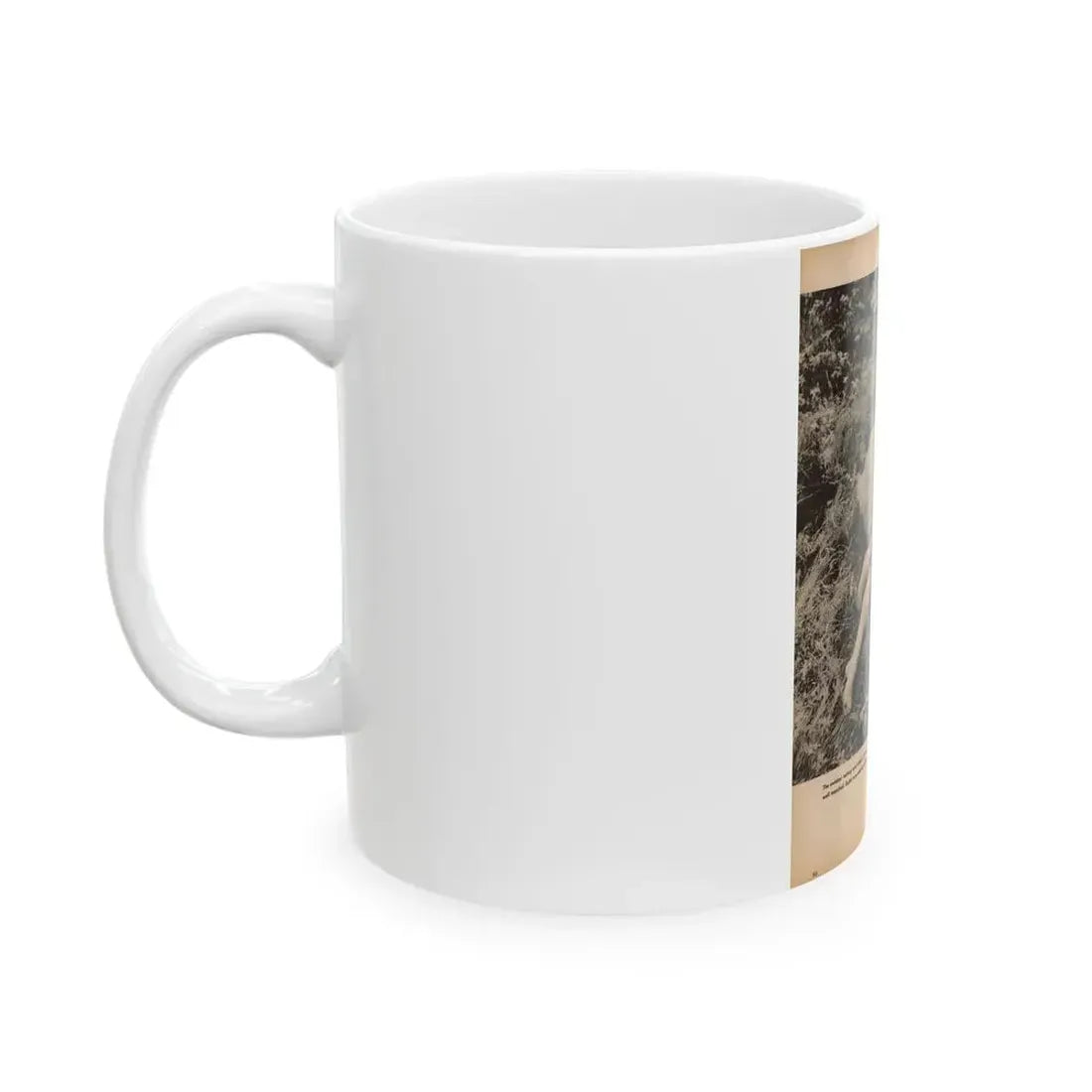 Dawn Richard #77 - [Pages 50] Including 1 B&W Photo & Caption from Photography For Men - Glamour Issue Mag. July '58 (Vintage Female Icon) White Coffee Mug - Go Mug Yourself