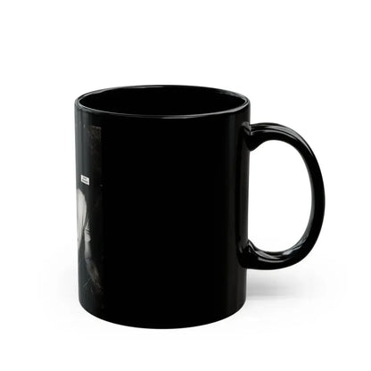 Dawn Richard #79 - Bachelor Pin-Ups Issue #01 Mag. '57 - 1 B&W Photo reverse side of back cover (Vintage Female Icon) Black Coffee Mug - Go Mug Yourself